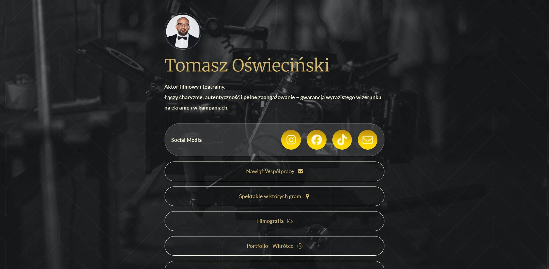 Zrzut strony Tomasz Oświeciński